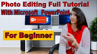 photo editing with microsoft powerpoint for beginnerjeasy educationjulia akter [upl. by Suirad]