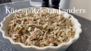 Leckere Käsespätzle  Knöpfle  mit Roggen und Weizenmehl [upl. by Niwled]