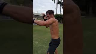 Freddie Haggerty Muay Thai Training [upl. by Harihs]