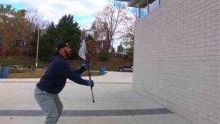 Crease Coach  Lacrosse Goalie Coach Scott Rodgers  Blind reaction Drill for Goalies [upl. by Pelpel]