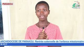 Journée de lenfance missionnaire dans larchidiocèse de Parakou [upl. by Nancie]