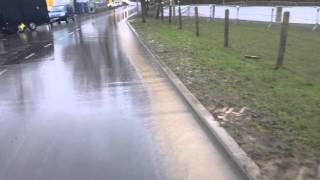 Wateroverlast op parcours BK Veldrijden [upl. by Nonrev]