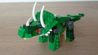 LEGO 31058 LEGO CREATOR 3 in 1 2017 Mighty Dinosaurs Triceratops 23 [upl. by Doersten]