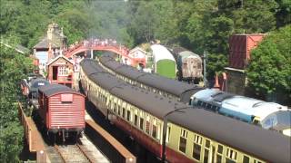 Trains at Goathland Hogsmeade Station [upl. by Alban441]