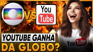 GLOBO TEM QUEDA BRUSCA DE AUDIÊNCIA PRA YOUTUBE DE NOVO [upl. by Chaille213]