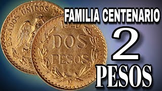 2 Pesos Oro Familia Centenario Mexican coins [upl. by Salamanca606]