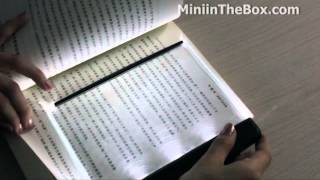 LED Book Reading Lightwedge From MiNiInTheBoxmp4 [upl. by Llerdnod]