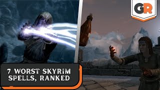 7 Worst Skyrim Spells Ranked [upl. by Uird846]