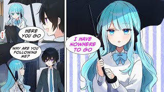 Manga Dub I lent an umbrella to a girl and told her she could use it until she got home but [upl. by Edniya]