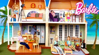 Barbie Family New Dollhouse  Titi Toys amp Dolls [upl. by Vite]