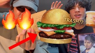 KRABBY PATTY FROM WENDYS FIRE🔥 OR BUNK🚮 REVIEW🍔 [upl. by Iiette]