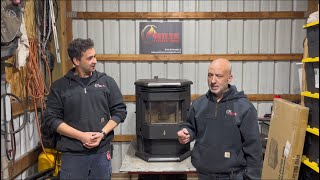 Whitfield Profile 20 Pellet Stove Convection Room Air Fan Replacement Tutorial [upl. by Ellehsor]