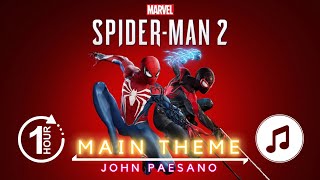 Marvels SpiderMan 2  Main Theme 1 Hour Loop [upl. by Adar]