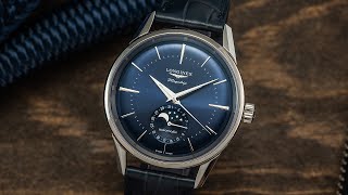 A New Moonphase Watch From Longines With Stellar Looks  Flagship Heritage Moonphase [upl. by Mahala]