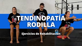 Ejercicios de Rehabilitación para la tendinitis de la rodilla Fortalecimiento y Estabilidad [upl. by Arral]