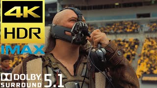 Bane Stadium Speech Scene in IMAX Pt1  The Dark Knight Rises 2012 Movie Clip 4K HDR [upl. by Jemie]