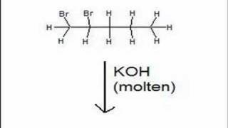 12dibromopentane with molten KOH [upl. by Herve]