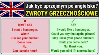 Zwroty grzecznościowe po angielsku [upl. by Kristian137]