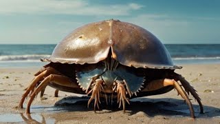 Horseshoe crabs are marine and brackish water arthropods of the family Limulidae [upl. by Lepper]