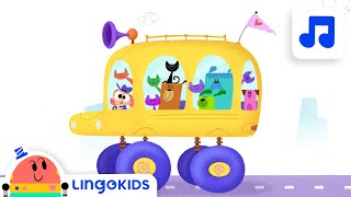 WHEELS ON THE BUS 🚌🎶 Nursery Rhymes  Lingokids [upl. by Ianthe]