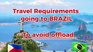 Philippines to Brazil Travel Requirements I prepared 🇵🇭🇧🇷 meetingforthefirsttime pinayinbrazil [upl. by Yespmed]