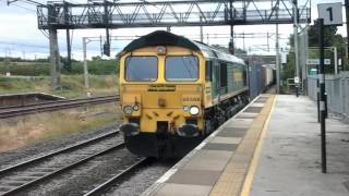 Trains at Polesworth WCML 220816 [upl. by Noonan]