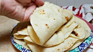 Soft Flour Tortillas Recipe  Tortillas de Harina  How to make tortillas from Scratch [upl. by Oiredised946]