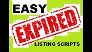 Easy Expired Listing Script [upl. by Radford]