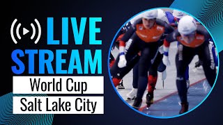 LIVE  World Cup session  Salt Lake City 2024  SpeedSkating [upl. by Aizan]