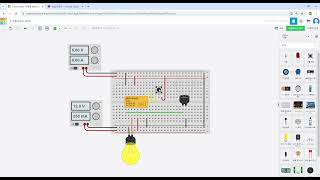 Circuit design Relay DPDT Tinkercad [upl. by Amsirhc]