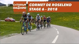 Cormet Roselend  Stage 6 Frontenex  La Rosière Espace San Bernardo  Critérium du Dauphiné 2018 [upl. by Kerk]