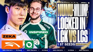 NUNU LOCKED IN VS THE BEST LCK TEAM  HLE VS FLY WORLDS 2024  CAEDREL [upl. by Ayotac641]