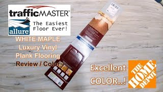 Allure Traffic Master Review WHITE MAPLE Plank [upl. by Bonar695]