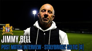 Stalybridge Celtic 10 Clitheroe  Jimmy Bell Post Match Interview [upl. by Ashlie]