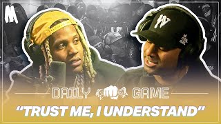 DAILY GAME Wallo Kept It All The Way Real With Lil Durk [upl. by Haily]