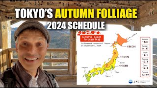 Japan’s AUTUMN FOLIAGE 2024 Forecast amp Schedule [upl. by Nadoj498]