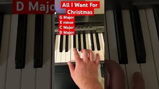 Its Christmas Time alliwantforchristmasisyou piano pianolessons [upl. by Arramahs]