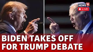 CNN Presidential Debate 2024  Donald Trump Vs Joe Biden Live  BidenTrump Debate Takes Shape N18G [upl. by Pride]