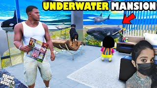 Franklin Shinchan Build Underwater Mansion Near Franklins House  GTA 5 [upl. by Cykana360]