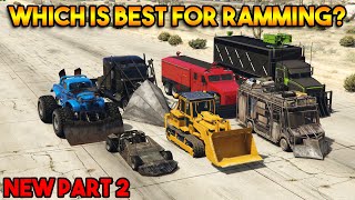 GTA 5 ONLINE  WHICH IS BEST AT RAMMING RAMP BUGGY PHANTOM WEDGE ETC NEW PART [upl. by Lindon]