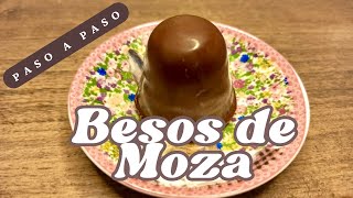 BESOS DE MOZA  Paso a Paso  Receta fácil [upl. by Trebleht]