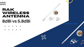 RAK wireless lora Helium Hotspots Antenna 58dBi vs 8dBi Which Antenna Is Best for more HNT Rewards [upl. by Agnimod]