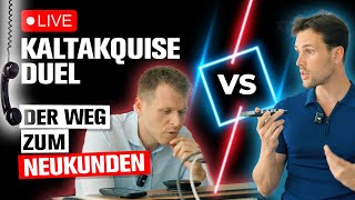 Kaltakquise am Telefon  Live Cold Calling Duell [upl. by Alaster]