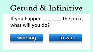 Gerunds and Infinitive  Grammar Quiz  Can you score 20 [upl. by Ehrsam]