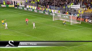 Swansea City Video Petrolul v Swansea  2nd Leg Highlights [upl. by Dowdell]