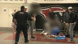 Watch School officer breaks up Lincoln HS fight [upl. by Don521]