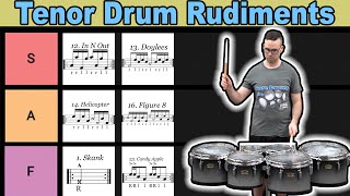 EMCs Essential Tenor Drum Rudiment Tier List [upl. by Enyawal955]