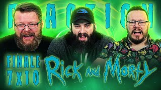 Rick and Morty 7x10 FINALE REACTION quotFear No Mortquot [upl. by Ahsekat]