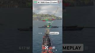 RF TARK Kirov  Cruiser  Gameplay  Modern warships Shorts [upl. by Dolorita]