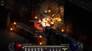 DIABLO 2 resurrected PS5  Pit Singer Barb test build livestream pt 2 [upl. by Nnylrahc]